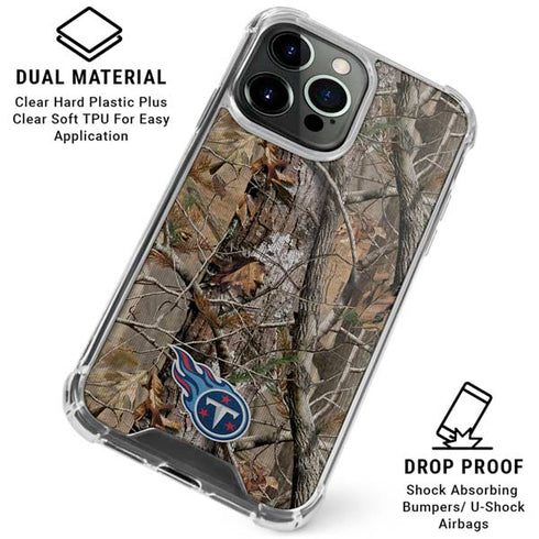 NFL Tennessee Titans Realtree AP Camo iPhone 16 Pro Clear Case